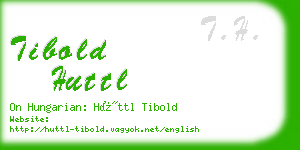 tibold huttl business card